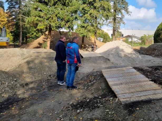 Abnahme des BikePark